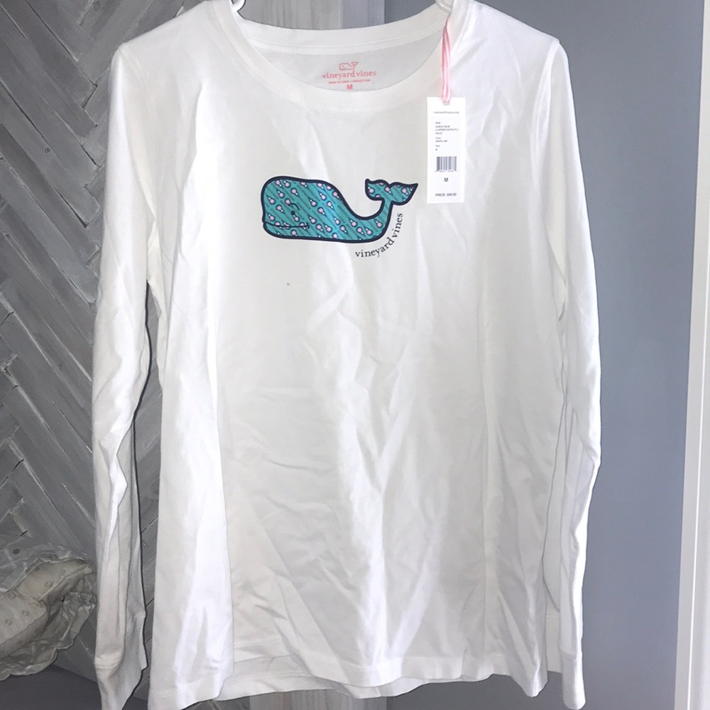 NWT Vineyard Vines Lacrosse Long Sleeve Tee